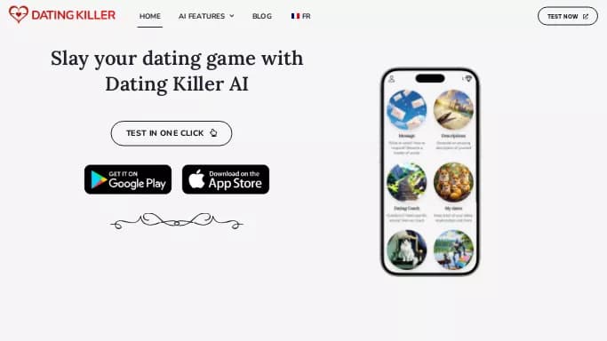 Dating Killer AI — бесплатная нейросеть   для знакомств. 