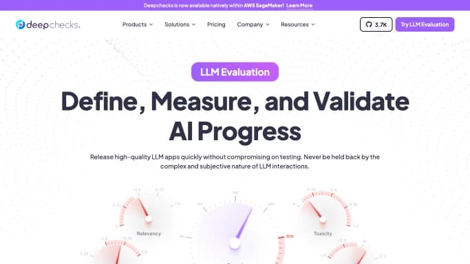 DeepChecks — бесплатная нейросеть   для определения ИИ,  для копирайтинга. Бесплатная версия с ограниченным функционалом, есть платные тарифы.