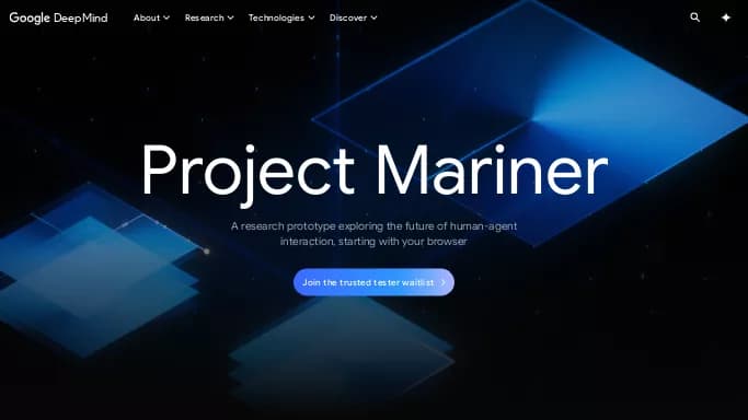 Project Mariner — бесплатная нейросеть  , автономные ИИ (AGI), , расширения ChatGPT, undefined. 