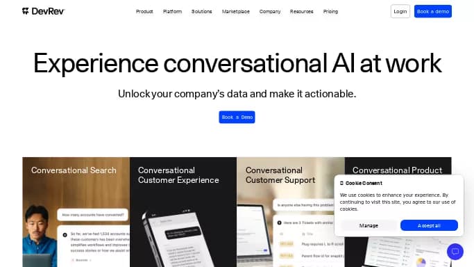 DevRev — платная нейросеть   для маркетинга,  для повышения продуктивности. 