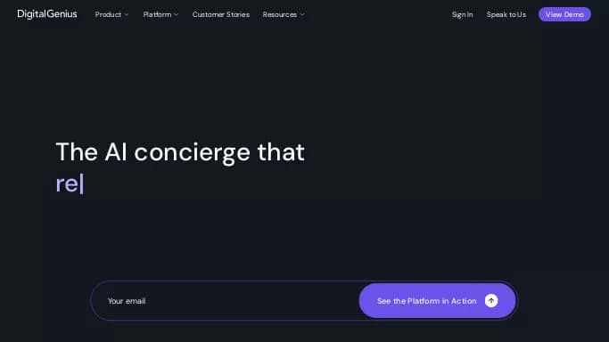 DigitalGenius — платная нейросеть   для маркетинга. Бесплатная версия с ограниченным функционалом, есть платные тарифы.