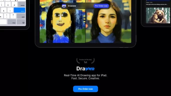 Drawww — бесплатная нейросеть   для создания изображений. Бесплатная версия с ограниченным функционалом, есть платные тарифы.