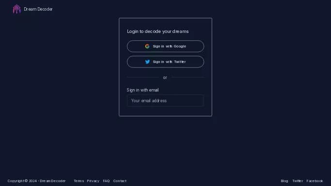 Dream Decoder — бесплатная нейросеть   в медицине,  для повышения продуктивности, для помощи в автоматизации,  — чат-бот. 