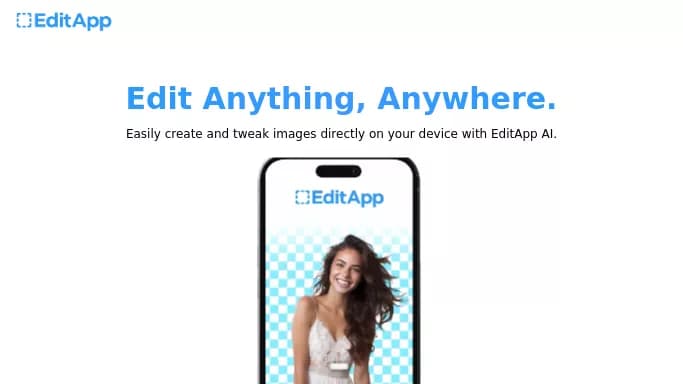 EditApp — бесплатная нейросеть   для редактирования изображений. 