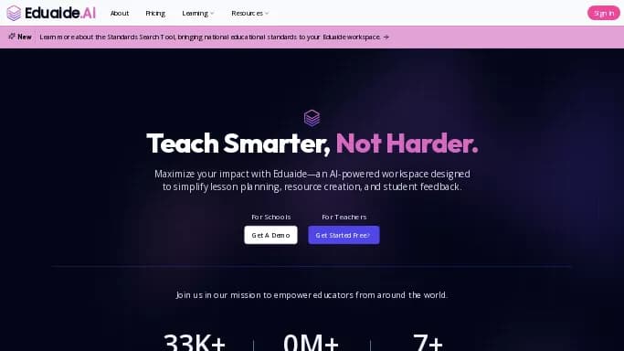 Eduaide.Ai — бесплатная нейросеть   для помощи в образовании,  — чат-бот. Бесплатная версия с ограниченным функционалом, есть платные тарифы.