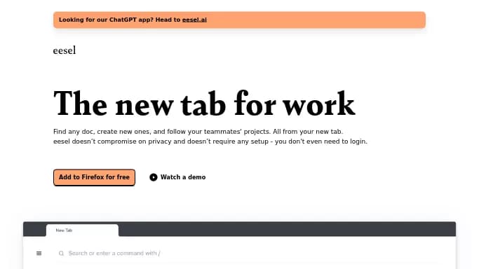Eesel — бесплатная нейросеть   помогающие в управлении персоналом,  для повышения продуктивности. 
