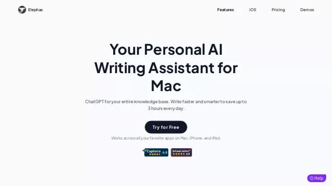 Elephas — платная нейросеть   для написания текста. 