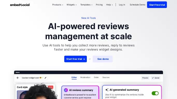 AI Reviews — бесплатная нейросеть   для SMM. Бесплатная версия с ограниченным функционалом, есть платные тарифы.