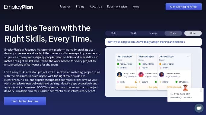 Employplan — бесплатная нейросеть   помогающие в управлении персоналом. Бесплатная версия с ограниченным функционалом, есть платные тарифы.