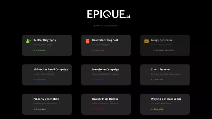 Epique AI — платная нейросеть   в сфере недвижимости и архитектуры. 