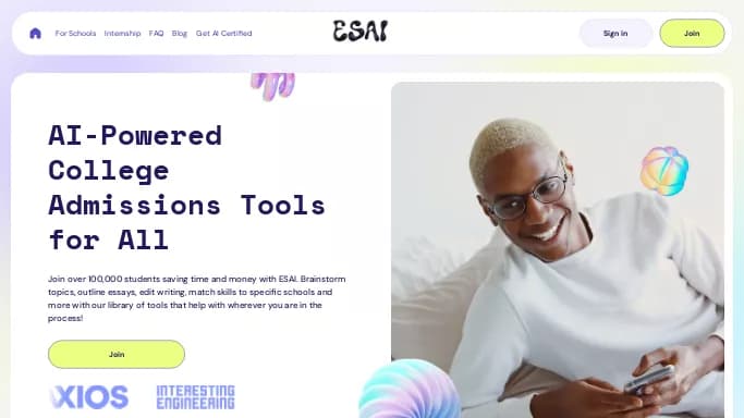 ES.AI — бесплатная нейросеть   для помощи в образовании,  для написания текста. Бесплатная версия с ограниченным функционалом, есть платные тарифы.
