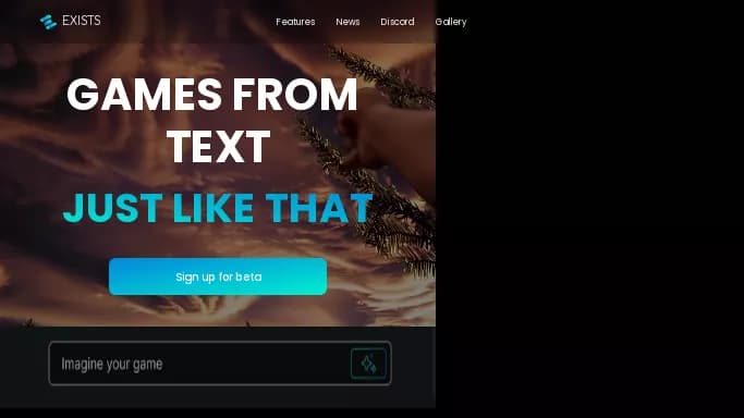 Exists — платная нейросеть   в играх. 