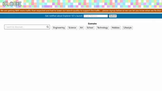 Globe Explorer AI — бесплатная нейросеть   для помощи в образовании,  для поиска. 