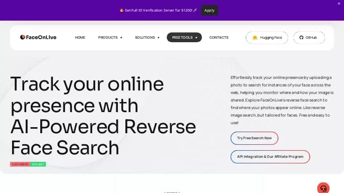 Free Face Search Online — бесплатная нейросеть   для определения ИИ,  для копирайтинга. 
