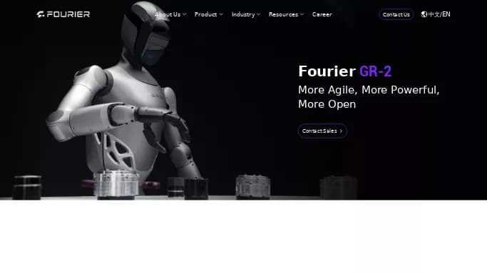 Fourier GR-2 — платная нейросеть  в робототехнике и различных устройствах. Бесплатная версия с ограниченным функционалом, есть платные тарифы.