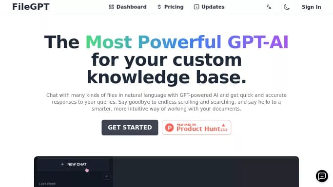 FileGPT — платная нейросеть   для научно-исследовательской деятельности,  — чат-бот,  для помощи в образовании. Бесплатная версия с ограниченным функционалом, есть платные тарифы.