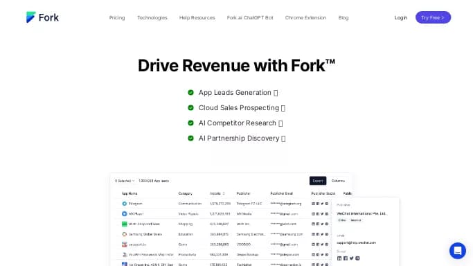 Fork — платная нейросеть   для маркетинга,  для научно-исследовательской деятельности. 