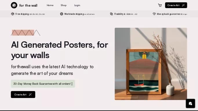 For the Wall — платная нейросеть   для дизайна. Бесплатная версия с ограниченным функционалом, есть платные тарифы.