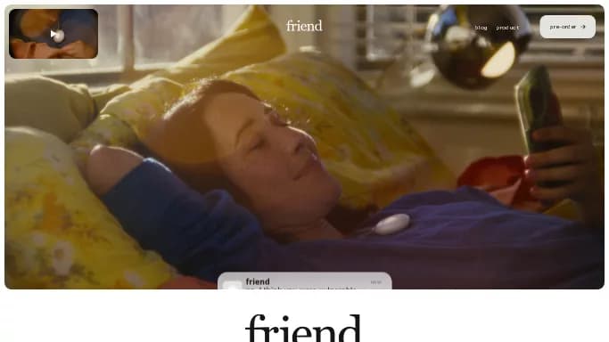 Friend AI — платная нейросеть   в медицине,  для повышения продуктивности, в робототехнике и различных устройствах. Бесплатная версия с ограниченным функционалом, есть платные тарифы.