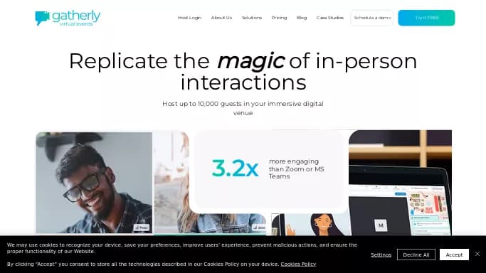 Gatherly AI — бесплатная нейросеть   для развлечений. Бесплатная версия с ограниченным функционалом, есть платные тарифы.