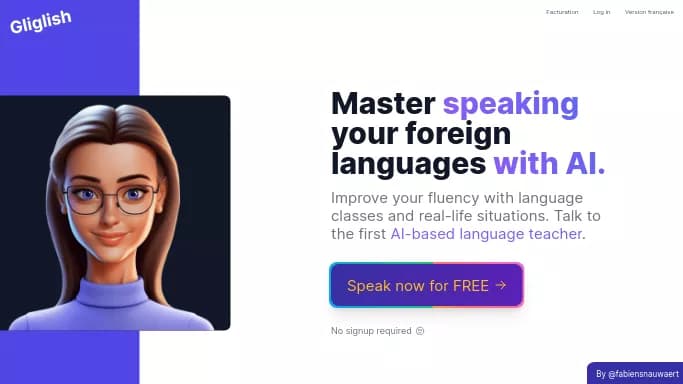 Gliglish — бесплатная нейросеть   для помощи в образовании. Бесплатная версия с ограниченным функционалом, есть платные тарифы.