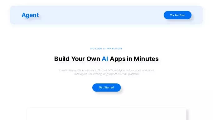 GPTAgent — платная нейросеть   для no Code/Low Code разработки,  — чат-бот. 