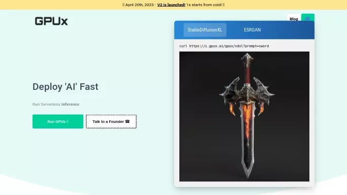 GPUX AI — бесплатная нейросеть   для разработки программного обеспечения. Бесплатная версия с ограниченным функционалом, есть платные тарифы.