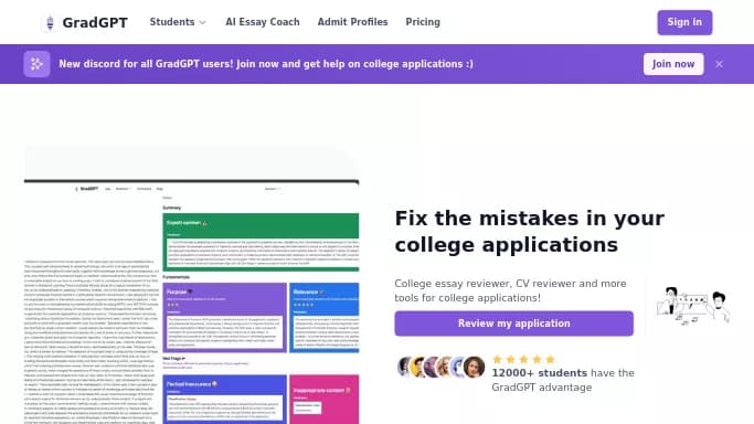 GradGPT — бесплатная нейросеть   для помощи в образовании. 