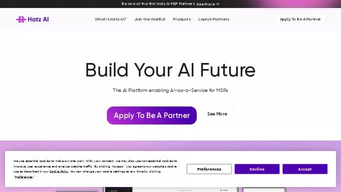 Hatz AI — платная нейросеть   — чат-бот, , автономные ИИ (AGI), для помощи в автоматизации. 