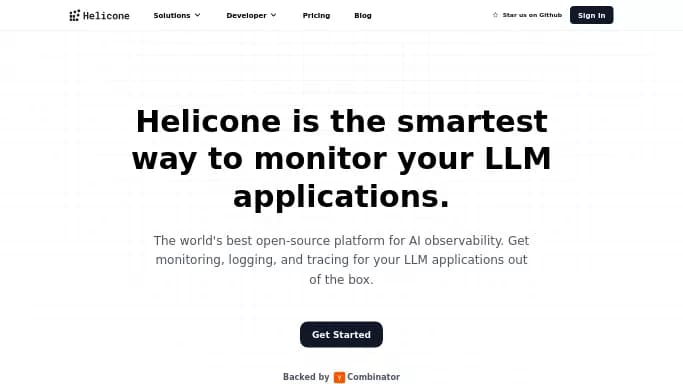 Helicone — бесплатная нейросеть   для разработки программного обеспечения. 