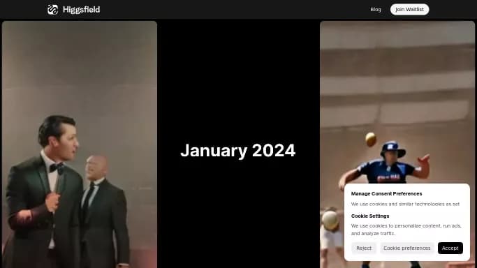 Higgsfield — бесплатная нейросеть   для SMM,  для создания видео. 