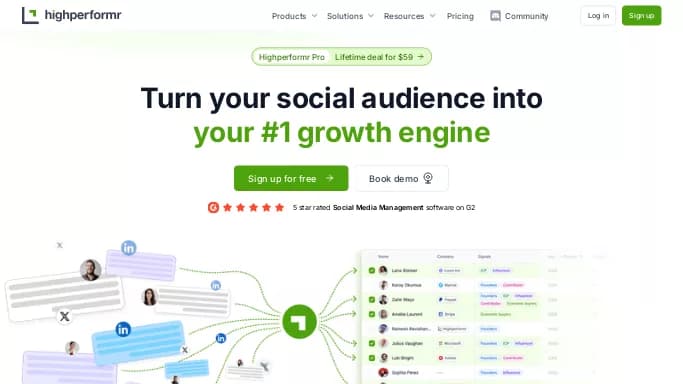 Highperformr.ai — бесплатная нейросеть   для SMM. Бесплатная версия с ограниченным функционалом, есть платные тарифы.
