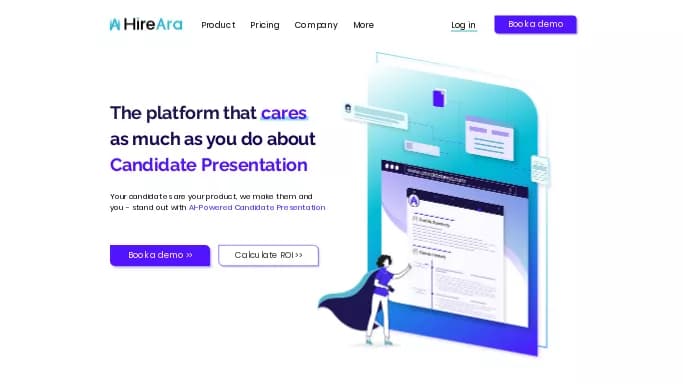 HireAra — платная нейросеть   помогающие в управлении персоналом,  для создания презентаций,  для маркетинга. Бесплатная версия с ограниченным функционалом, есть платные тарифы.