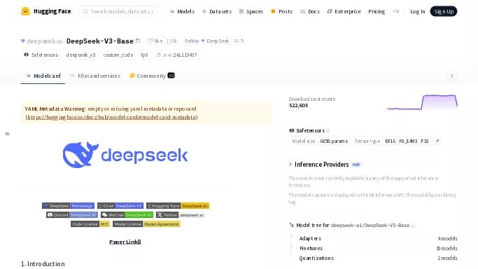 DeepSeek-V3 — бесплатная нейросеть   для разработки программного обеспечения, , модели LLM. 
