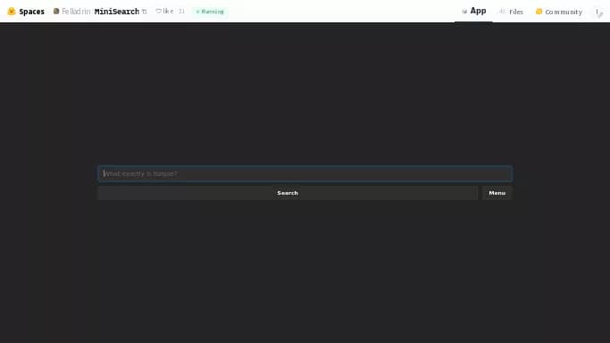 MiniSearch — бесплатная нейросеть   для поиска. 