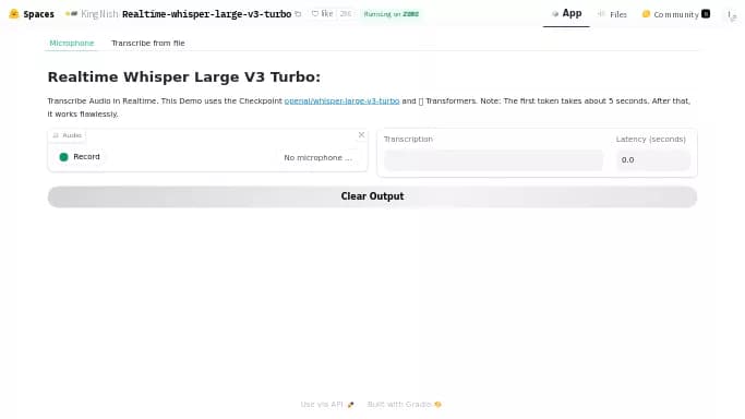 Whisper Large V3 Turbo — бесплатная нейросеть   для транскрибации аудио и видео,  для повышения продуктивности,  для помощи в образовании. 