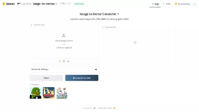 Image To Vector — бесплатная нейросеть   для редактирования изображений. 