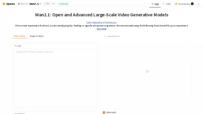 Wan 2.1 AI Video — бесплатная нейросеть   для создания видео. 