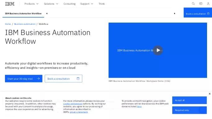 IBM BPM — платная нейросеть  для помощи в автоматизации,  для no Code/Low Code разработки,  для маркетинга,  для повышения продуктивности. 
