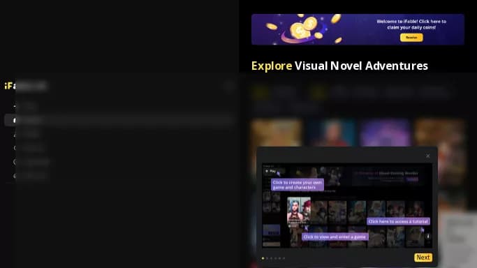 iFable — бесплатная нейросеть   в играх,  для сторителлинга. Бесплатная версия с ограниченным функционалом, есть платные тарифы.