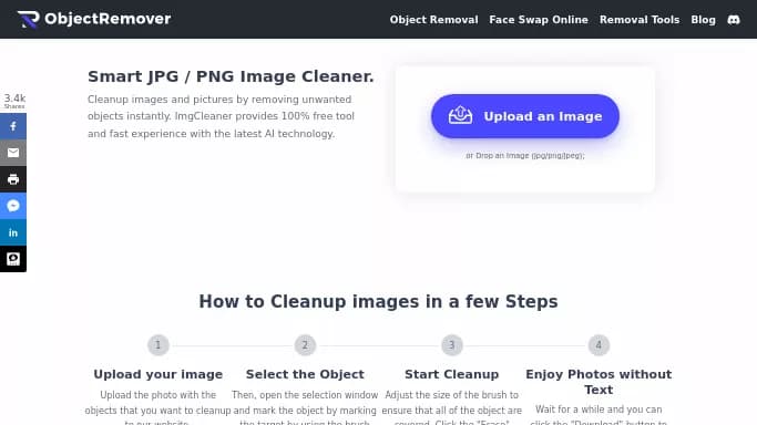 Image Cleaner — бесплатная нейросеть   для редактирования изображений. 