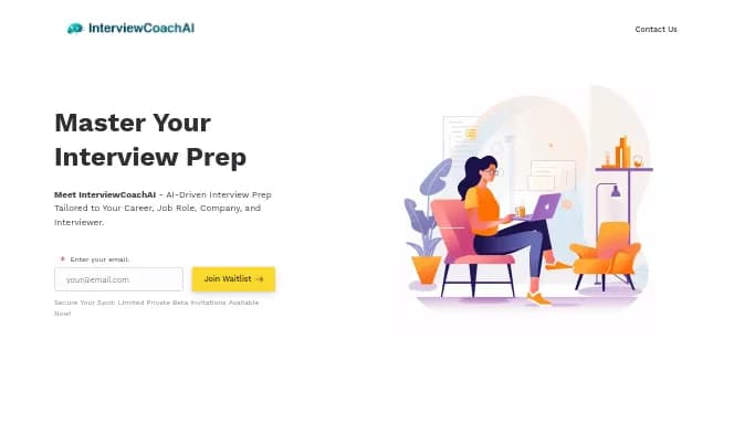 InterviewCoachAI — бесплатная нейросеть   помогающие в управлении персоналом,  для повышения продуктивности. 