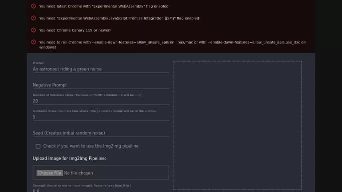 Stable Diffusion Webgpu — бесплатная нейросеть   для создания изображений. 