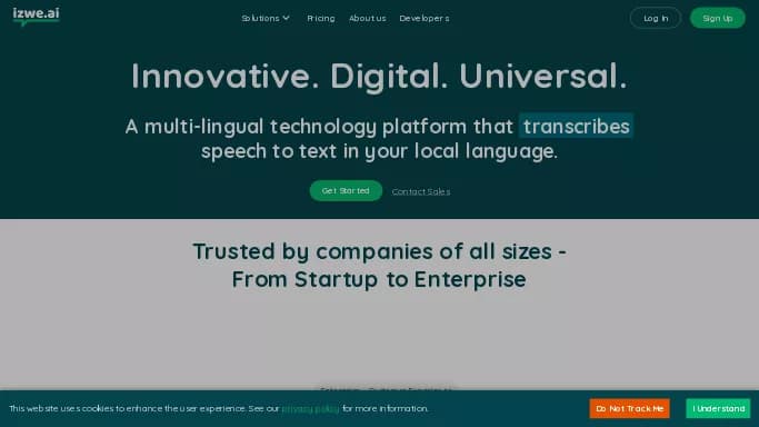 Izwe.ai — платная нейросеть   для транскрибации аудио и видео,  для повышения продуктивности,  для помощи в образовании. Бесплатная версия с ограниченным функционалом, есть платные тарифы.