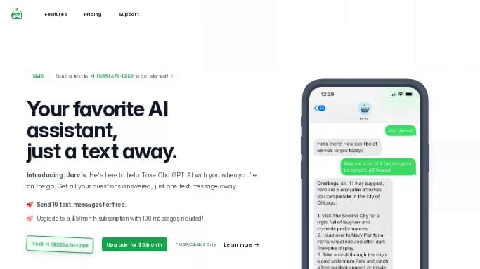 Jarvis AI — бесплатная нейросеть   для поиска. Бесплатная версия с ограниченным функционалом, есть платные тарифы.