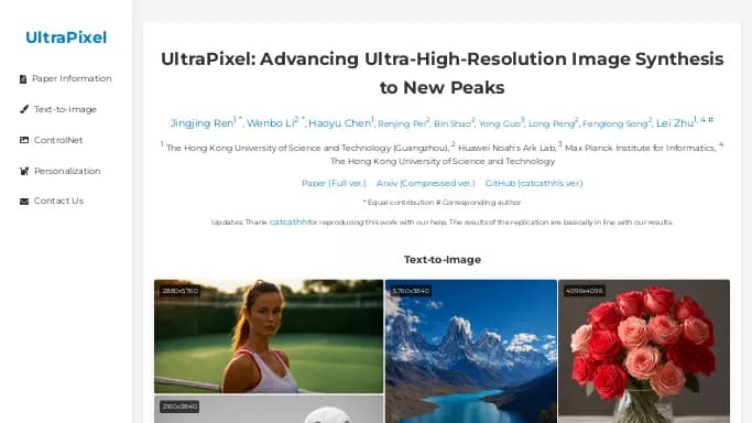 UltraPixel AI — бесплатная нейросеть   Open Source,  для создания изображений. 