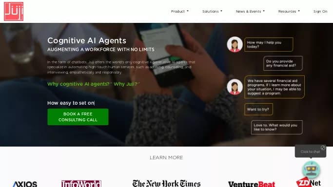 Juji — платная нейросеть   для маркетинга. Бесплатная версия с ограниченным функционалом, есть платные тарифы.