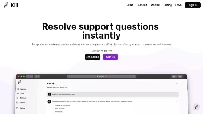 Kili — бесплатная нейросеть   для маркетинга,  для no Code/Low Code разработки. Бесплатная версия с ограниченным функционалом, есть платные тарифы.