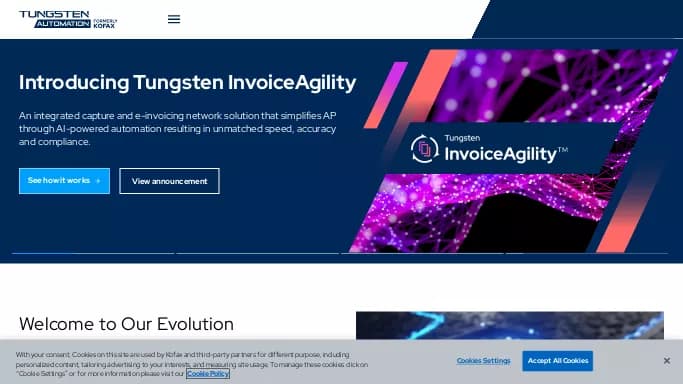 Kofax — платная нейросеть  для помощи в автоматизации,  для работы с финансами,  для no Code/Low Code разработки. 