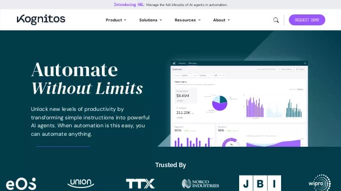 Kognitos — платная нейросеть   для no Code/Low Code разработки, , автономные ИИ (AGI), для помощи в автоматизации. 